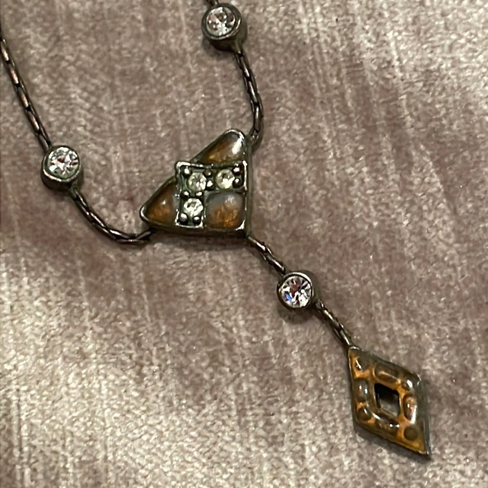 1928 Vintage Style Flapper Necklace 17”